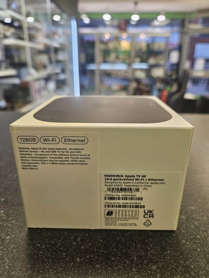 New Apple TV 4K 128GB WiFi/Ethernet - Own4Less